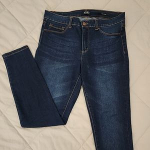 Jones New York Essex Skinny jeans, Indigo blue, size 6, stretch waistband
